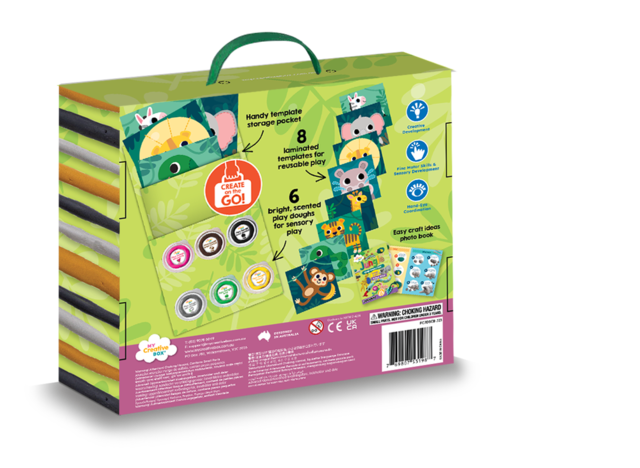 Boîte de bricolage sensorielle First Crafts Jungle Dough - My Creative Box My Creative Box myplayground