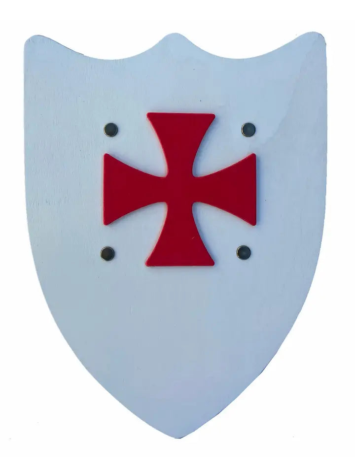 BOUCLIER HISTORIK L BLANC AVEC CROIX DES TEMPLIERS - Jeu de rôle pour Enfants KALID MEDIEVAL BOUCLIER HISTORIK L BLANC AVEC CROIX DES TEMPLIERS - Jeu de rôle pour Enfants myplayground