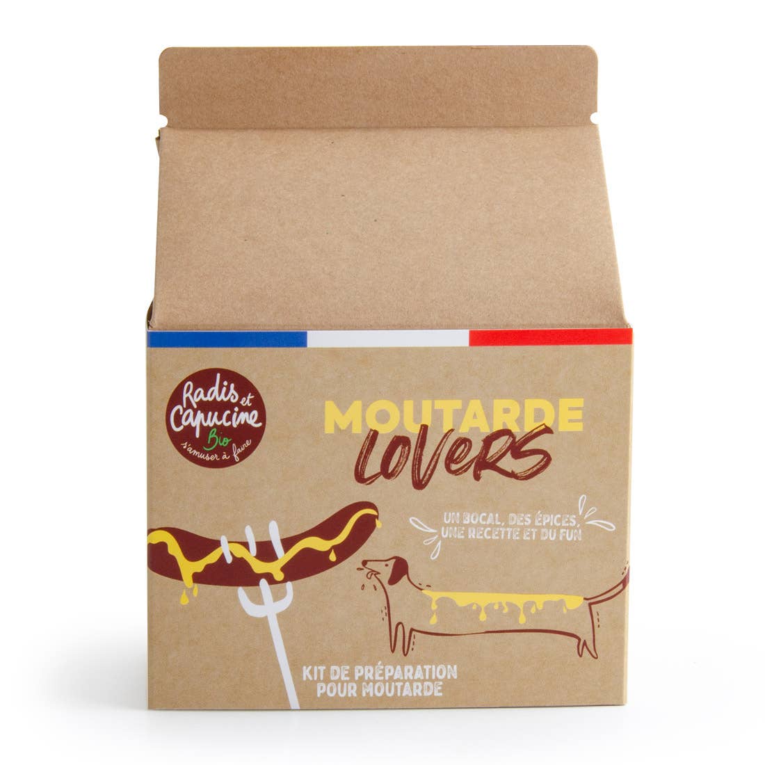 Kit Moutarde/Mustard Lovers Bio - Kit créatif de jardinage Enfant Radis Et Capucine Kit Moutarde/Mustard Lovers Bio - Kit créatif de jardinage Enfant myplayground