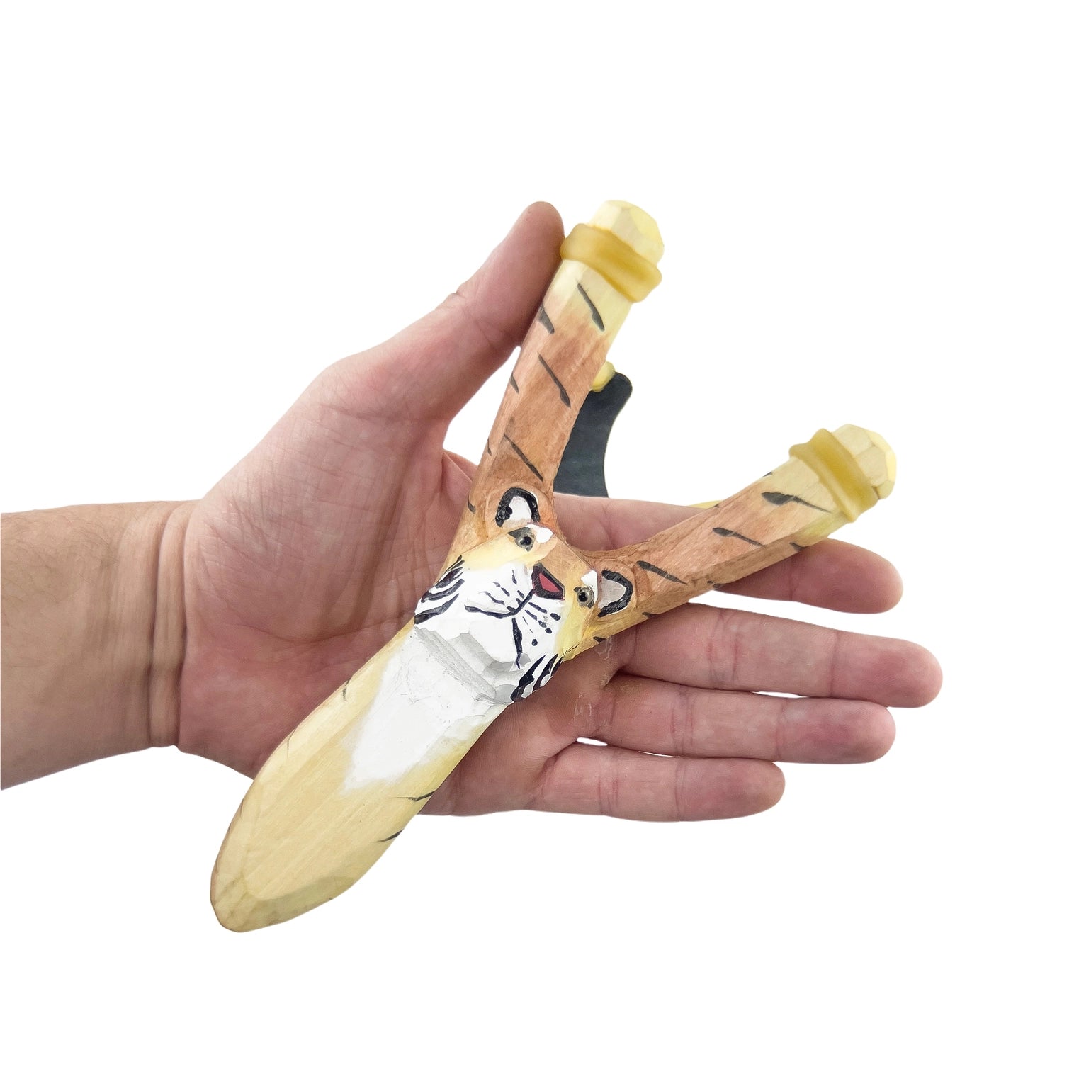 Lance-pierre du Tigre + Munitions en Feutre - Jeu de motricité pour enfant ( 5 ans et + ) Hella Slingshots Lance-pierre du Tigre + Munitions en Feutre - Jeu de motricité pour enfant ( 5 ans et + ) myplayground