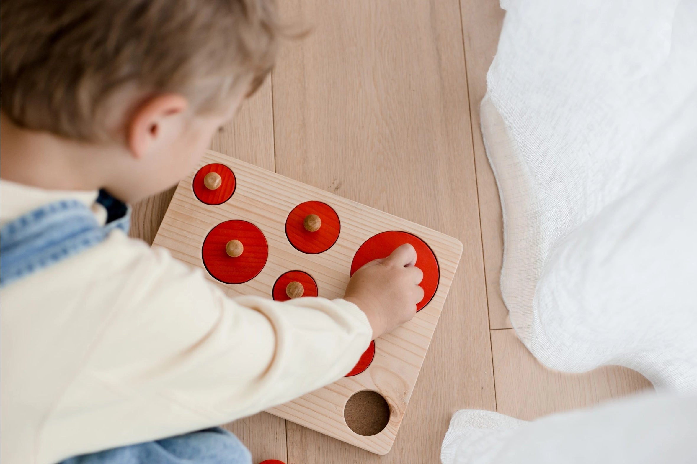 Puzzle de la taille Montessori QToys USA Puzzle de la taille Montessori myplayground