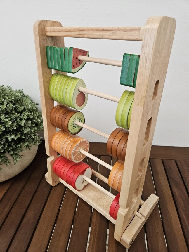 Abacus fruité - Jeu pour apprendre à compter enfant QToys USA Abacus fruité - Jeu pour apprendre à compter enfant myplayground