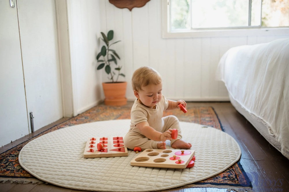 Puzzle de la taille Montessori QToys USA Puzzle de la taille Montessori myplayground