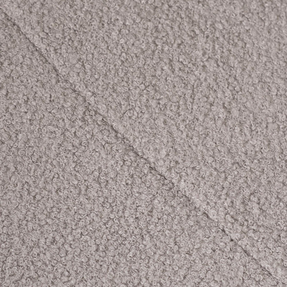 piscine à balles textile agneau doux gris
