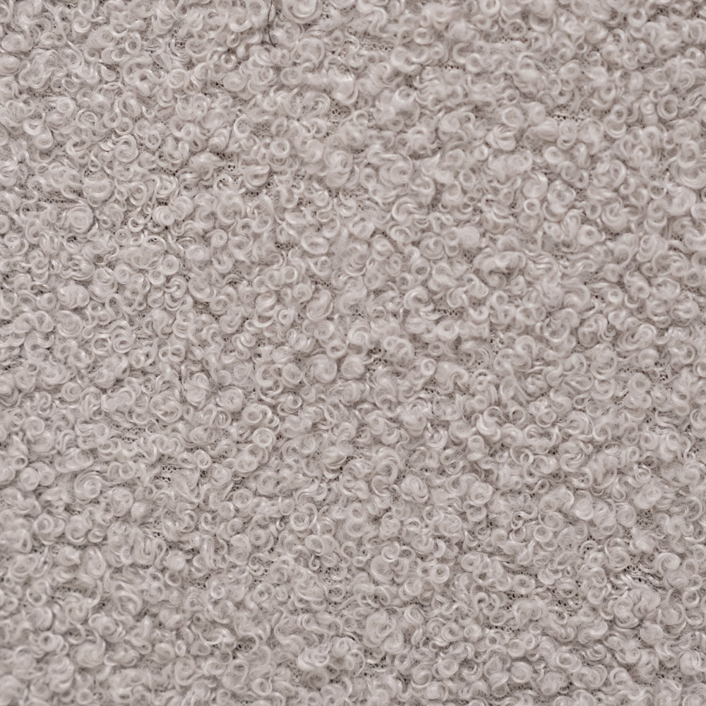 piscine à balles textile agneau doux gris