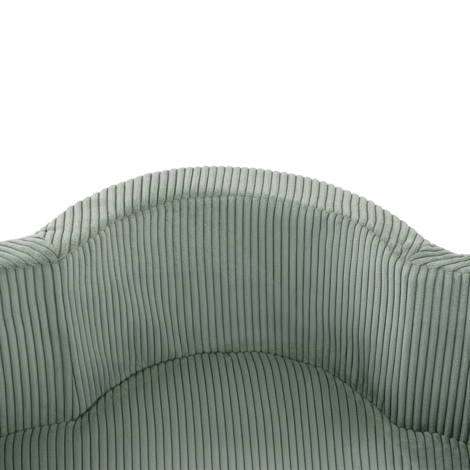 Piscine à balles avec tapis, 95x30, vert, velours côtelé premium, Floral Fun Zone (+ 200 boules perle, perle menthe, argent) - Plush Nest - Misioo Misioo myplayground