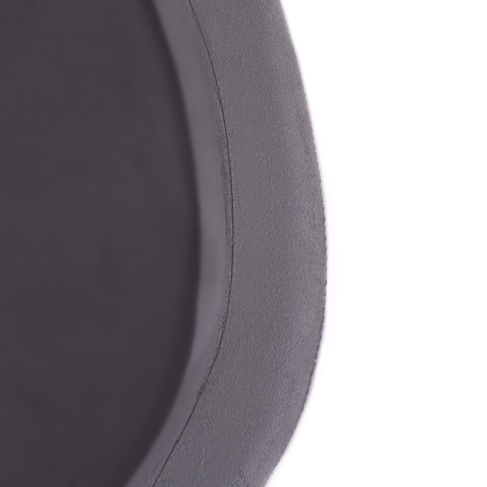 Piscine à balles - ronde 90x30 cm, gris velours - Plush Nest - Misioo Misioo myplayground