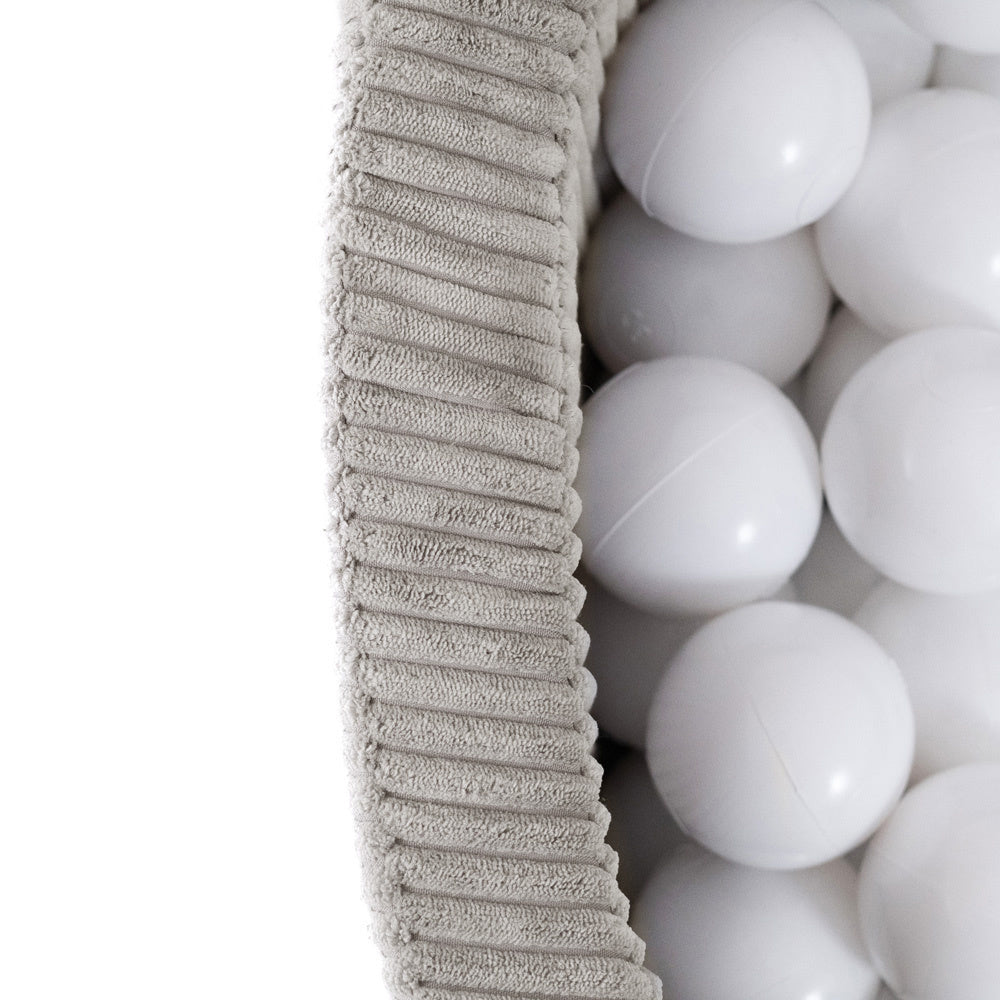 200 boules rondes en plastique (Ø 7 cm – perles, dorées, bleues)