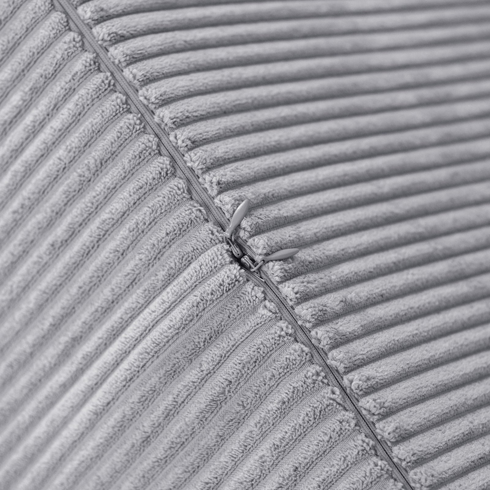 Canapé Foldie avec accoudoirs - Velours côtelé gris premium - PLUSH NEST Misioo Canapé Foldie avec accoudoirs - Velours côtelé gris premium - PLUSH NEST myplayground