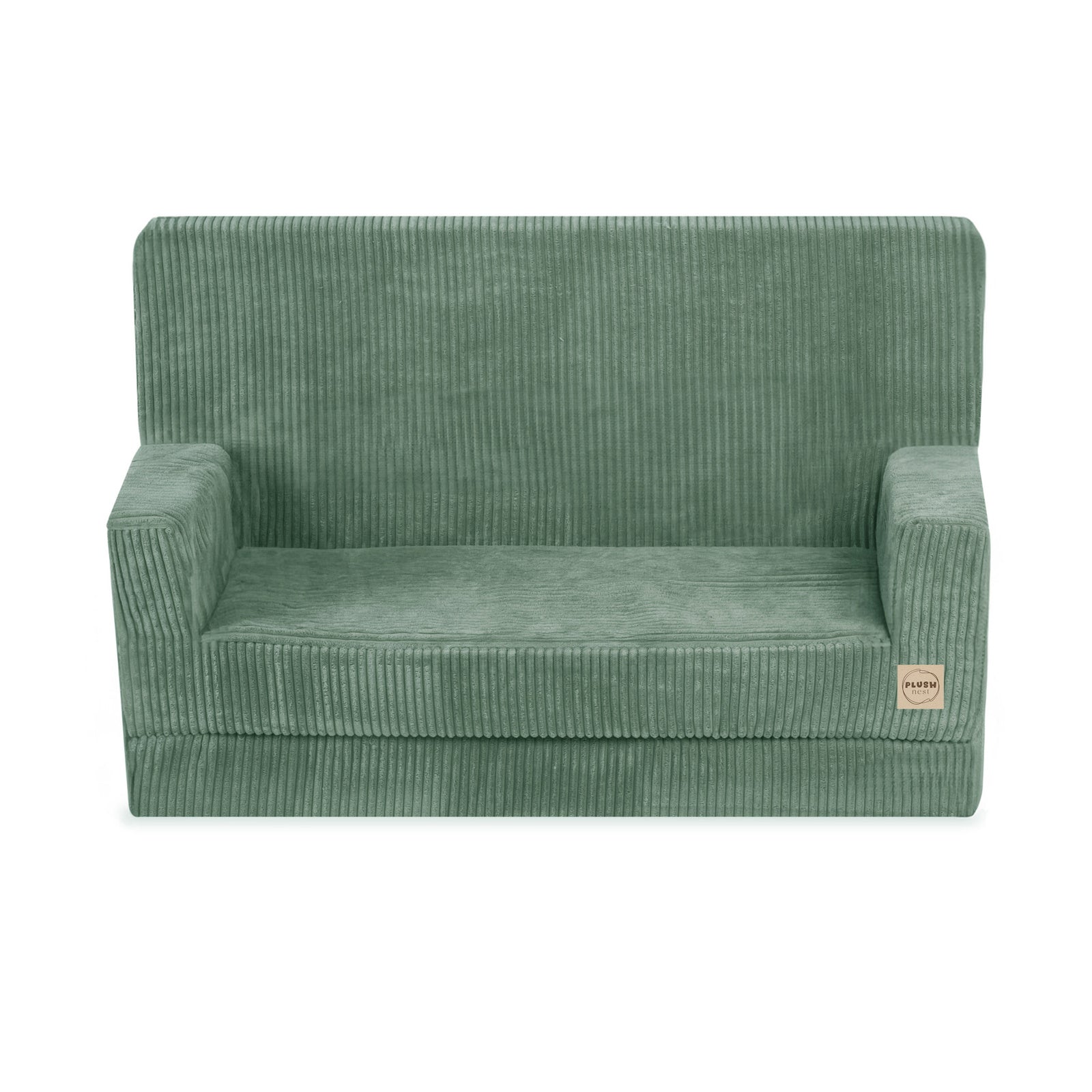 Canapé Foldie avec accoudoirs - Velours côtelé vert premium - PLUSH NEST Misioo Canapé Foldie avec accoudoirs - Velours côtelé vert premium - PLUSH NEST myplayground