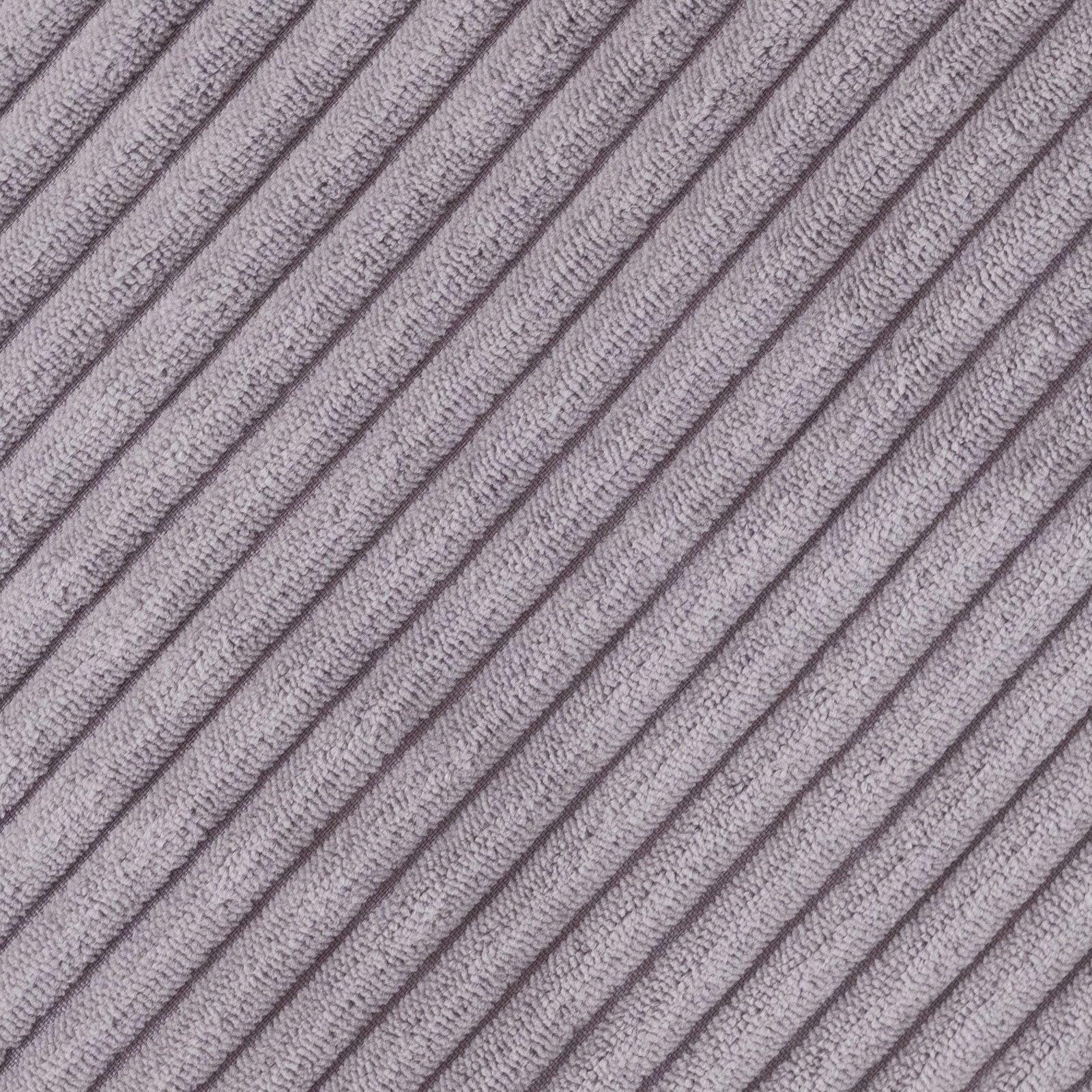 Velours côtelé gris premium, durable et agréable au toucher