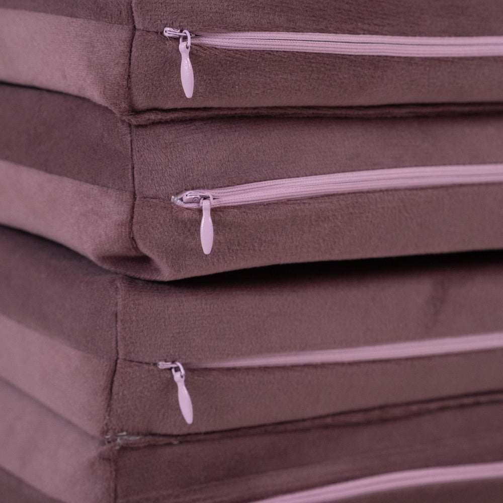 Tapis 160x160x5 cm - Fleur velours lilas - PLUSH NEST Misioo Tapis 160x160x5 cm - Fleur velours lilas - PLUSH NEST myplayground