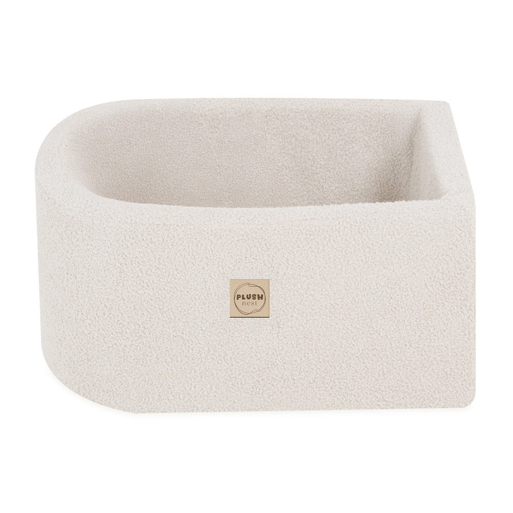 Mini terrain de jeu – agneau beige, bassin et 100 balles – Plush Nest Misioo myplayground