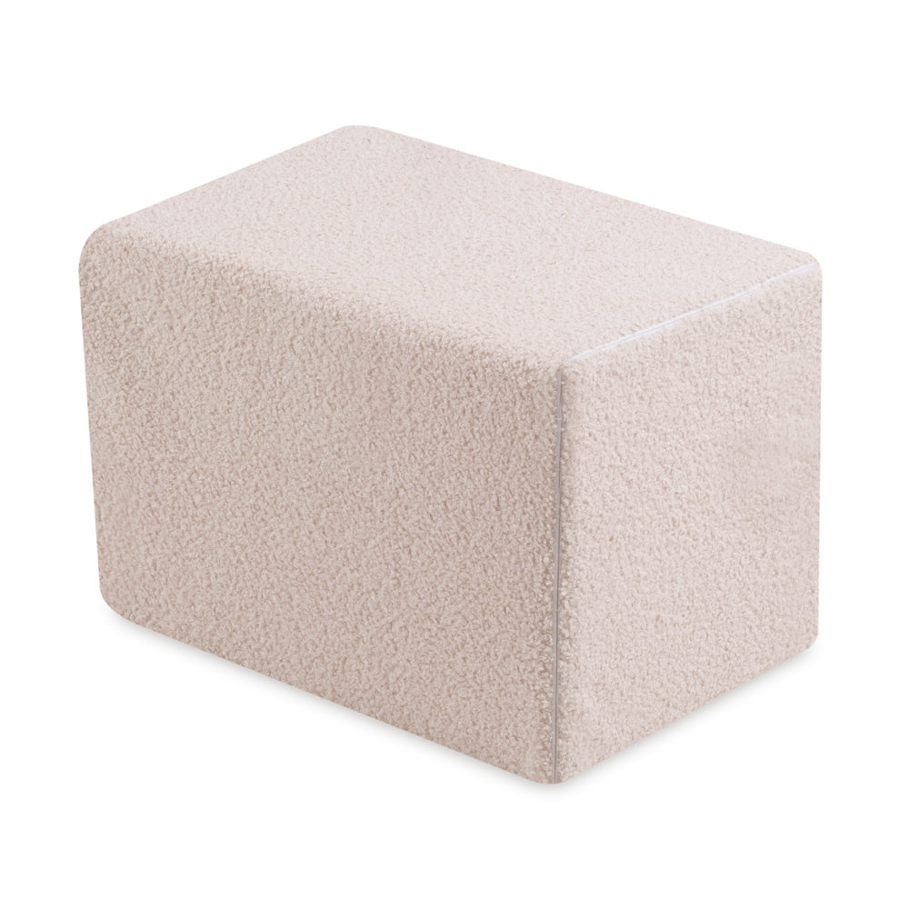 Château de terrain de jeu avec piscine +150 balles (perle, or) – Peau de mouton crème – Plush Nest Misioo myplayground