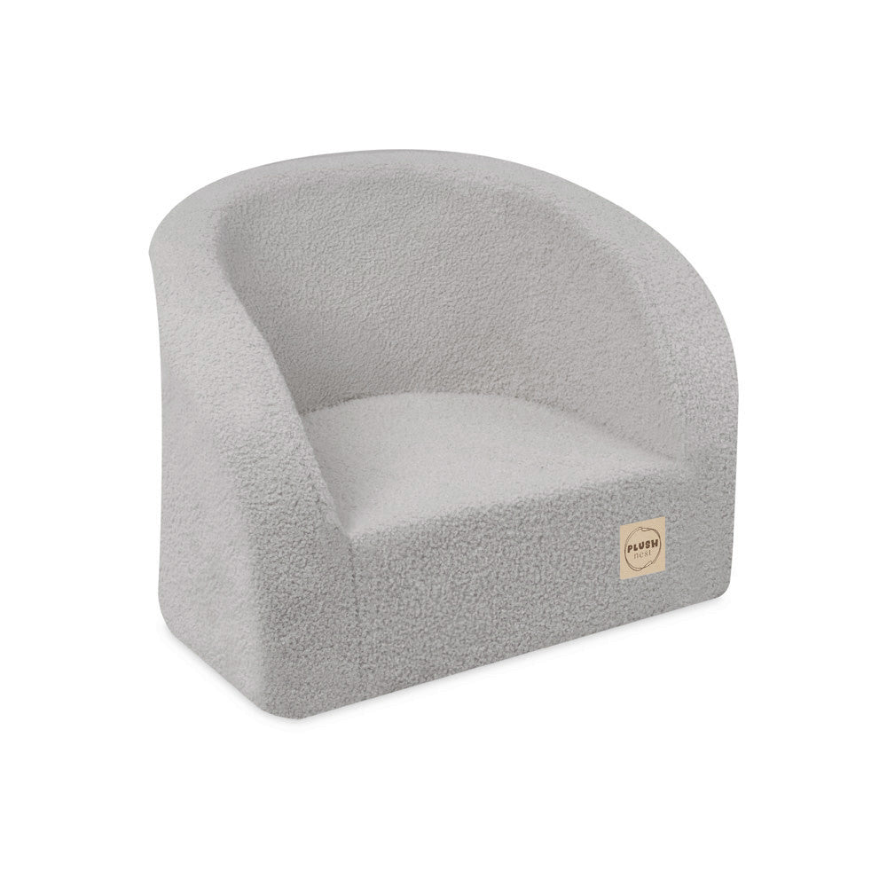 Fauteuil - agneau gris, fauteuil enfant - Plush Nest - Misioo Misioo myplayground