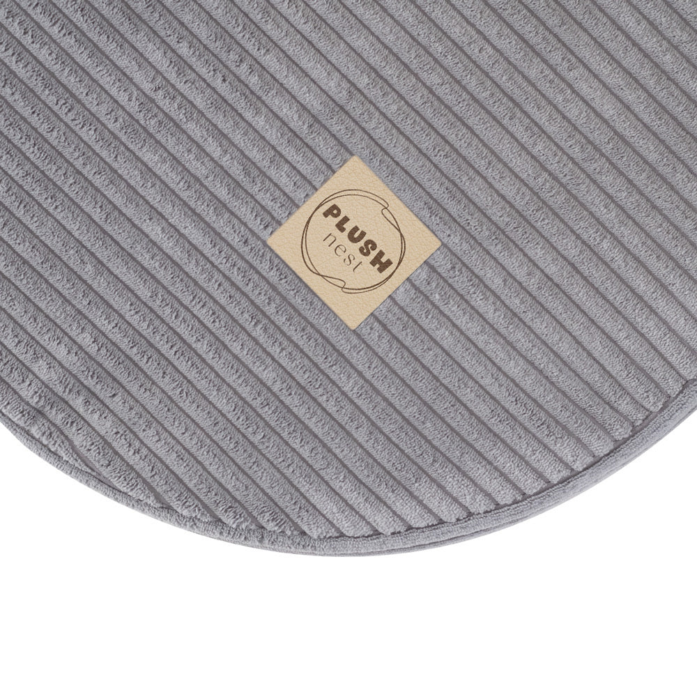 Canapé-lit Foldie - Velours côtelé gris premium, lavable, imperméable - Plush Nest Misioo myplayground
