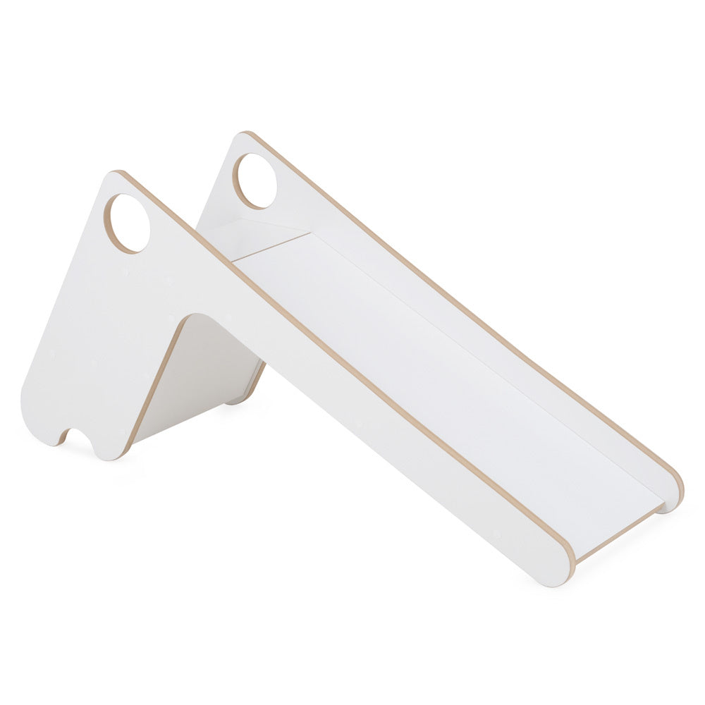 Toboggan pour enfants - Bois blanc - PLUSH NEST Misioo Toboggan pour enfants - Bois blanc - PLUSH NEST myplayground