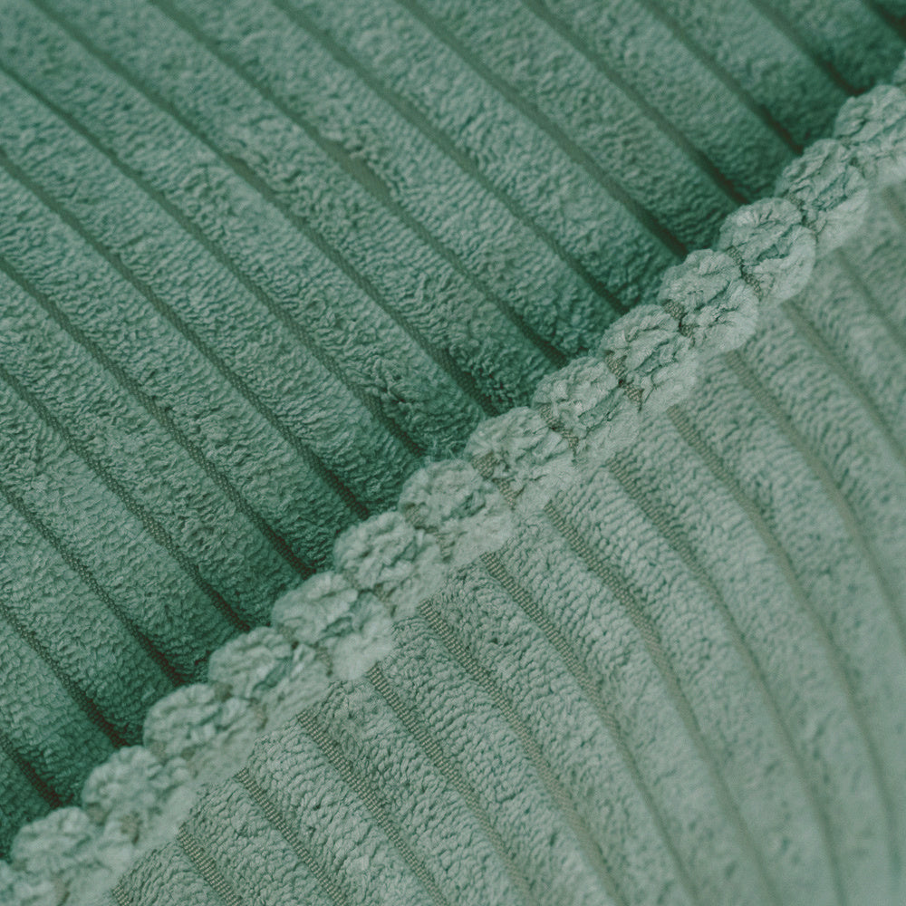 Pouf 60x60 cm - Coussin de sol velours côtelé vert premium - PLUSH NEST  Misioo  myplayground