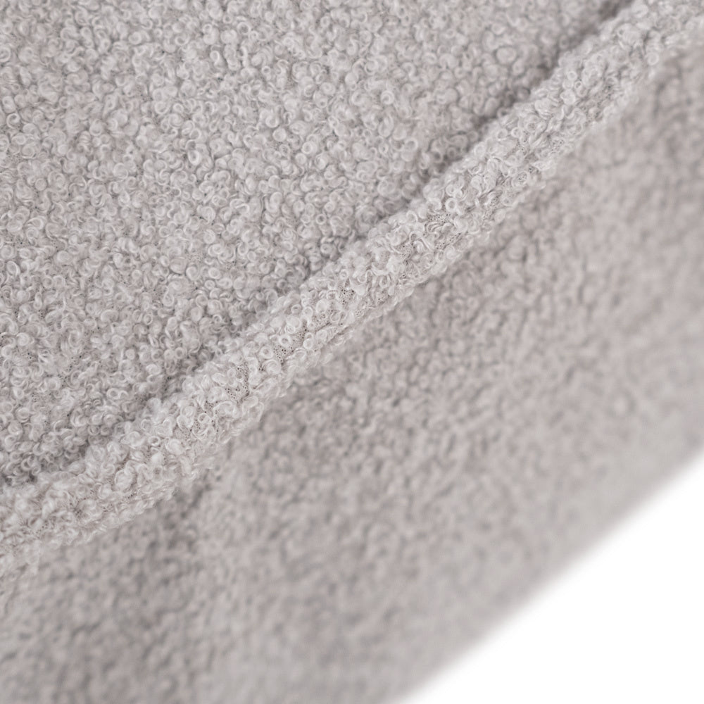 Pouf 60x60 cm - Coussin de sol agneau gris - PLUSH NEST Misioo Pouf 60x60 cm - Coussin de sol agneau gris - PLUSH NEST myplayground