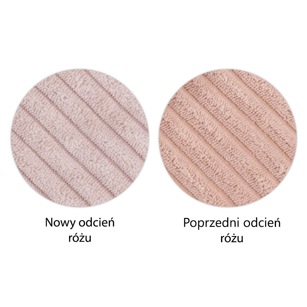 Pouf sac 120x80 cm- pouf en velours côtelé rose clair premium - Plush Nest Misioo myplayground