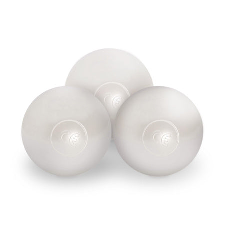 Piscine à balles - 95x30, gris, velours côtelé premium, Floral Fun Zone (+ 200 boules perle, argent, bleu clair) - Plush nest - Misioo Misioo myplayground