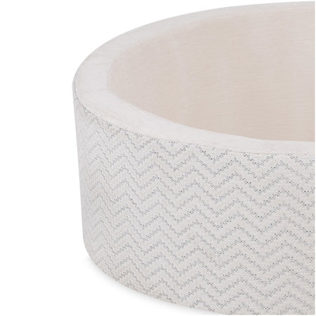 PLUSH NEST - Misioo - Piscine à balles 90x30 cm, Ronde, Crème, Softie Canvas Piscine à balles Misioo PLUSH NEST - Misioo - Piscine à balles 90x30 cm, Ronde, Crème, Softie Canvas myplayground