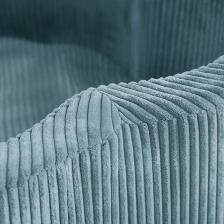 Piscine à balles, 95x30, bleu, velours côtelé premium, Floral Fun Zone - Plush Nest - Misioo Piscine à balles Misioo myplayground