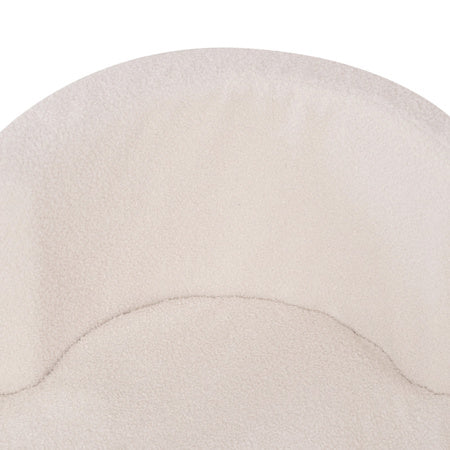 Piscine bébé sans balles Floral Fun Zone, design élégant en tissu crème velours côtelé, parfaite pour la motricité fine