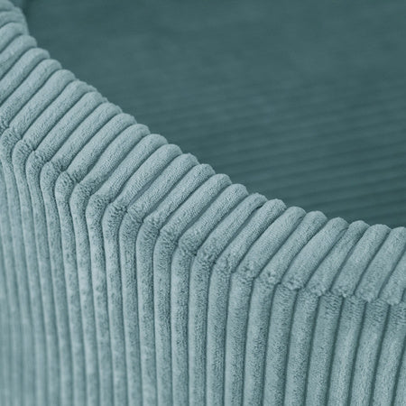 PLUSH NEST - Misioo - Piscine à balles, 90x30 cm, Ronde, Bleue, Velours Côtelé Premium Piscine à balles Misioo myplayground