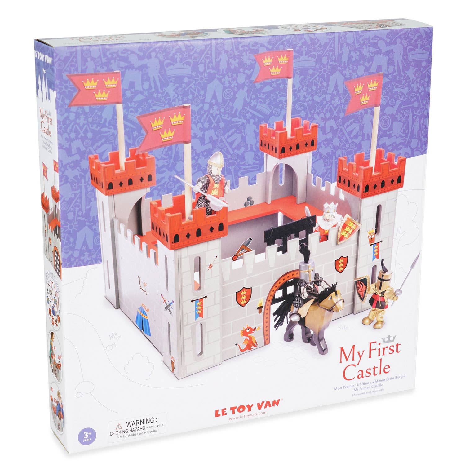 Mon premier château rouge - Jeu éducatif enfant Le Toy Van Mon premier château rouge - Jeu éducatif enfant myplayground