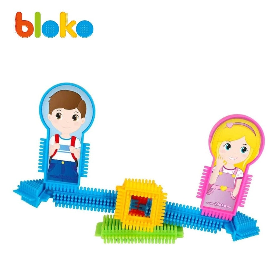 Coffret 50 Bloko + 2 Figurines Pods Famille - Bloko Bloko Coffret 50 Bloko + 2 Figurines Pods Famille - Bloko myplayground