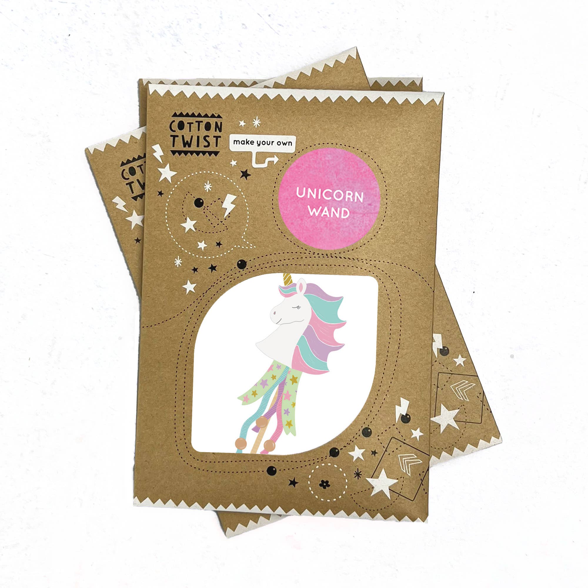 Faites votre propre baguette licorne Cotton Twist myplayground