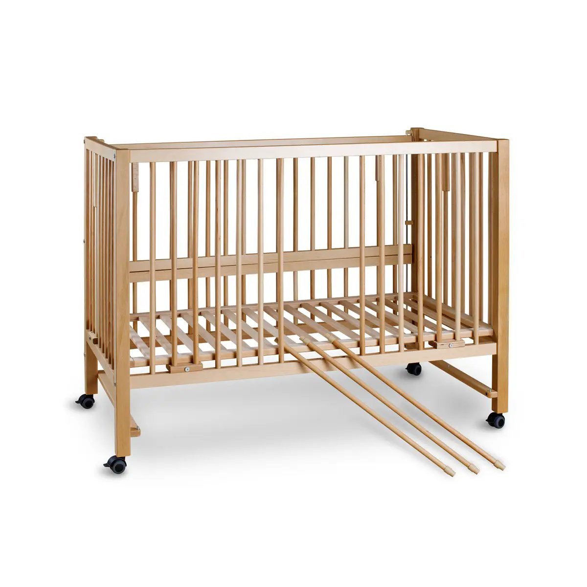 Lit cododo XXL Hajo en hêtre naturel, 120x60 cm – tiSsi – vue 4
