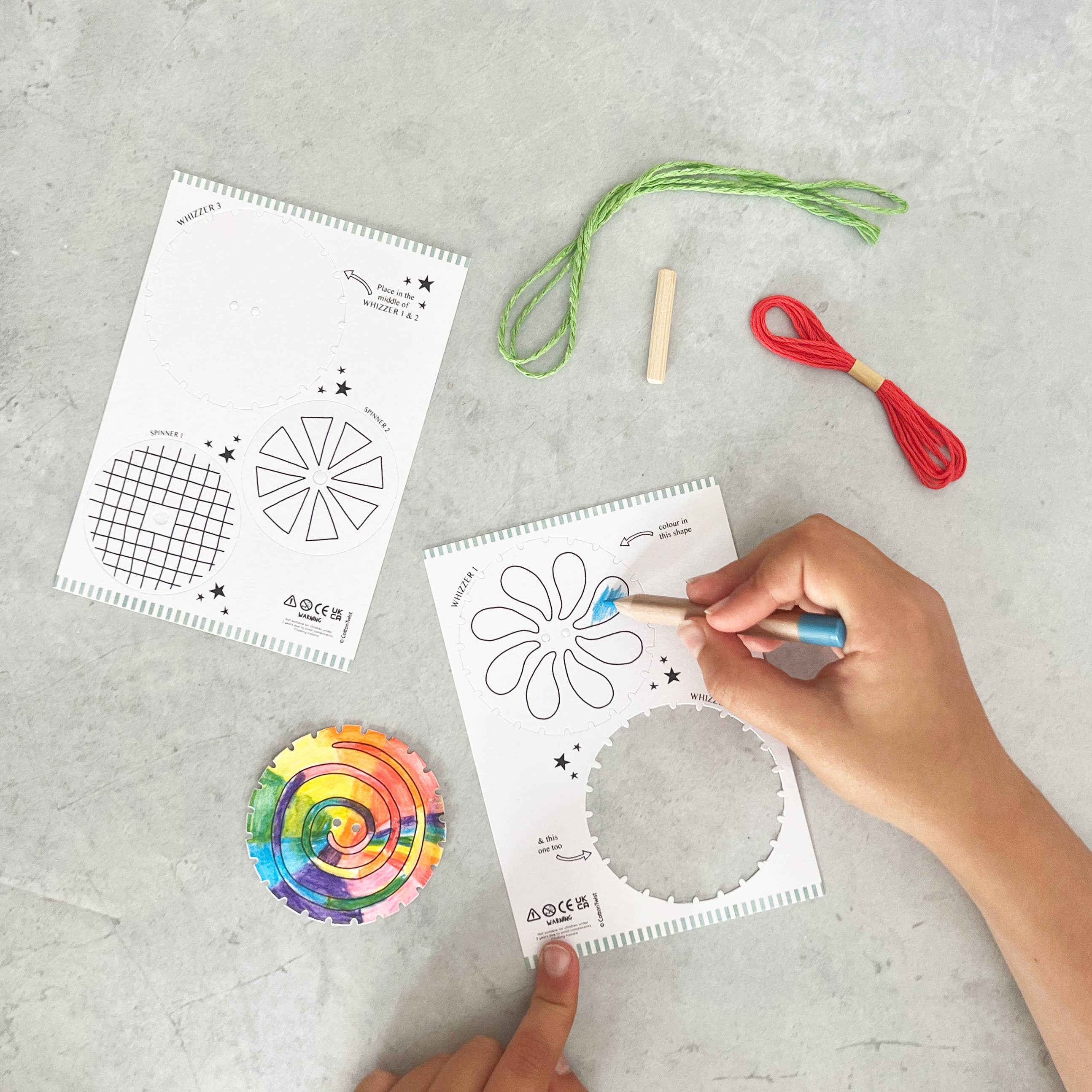 Fabriquez vos propres jouets rotatifs Cotton Twist Fabriquez vos propres jouets rotatifs myplayground
