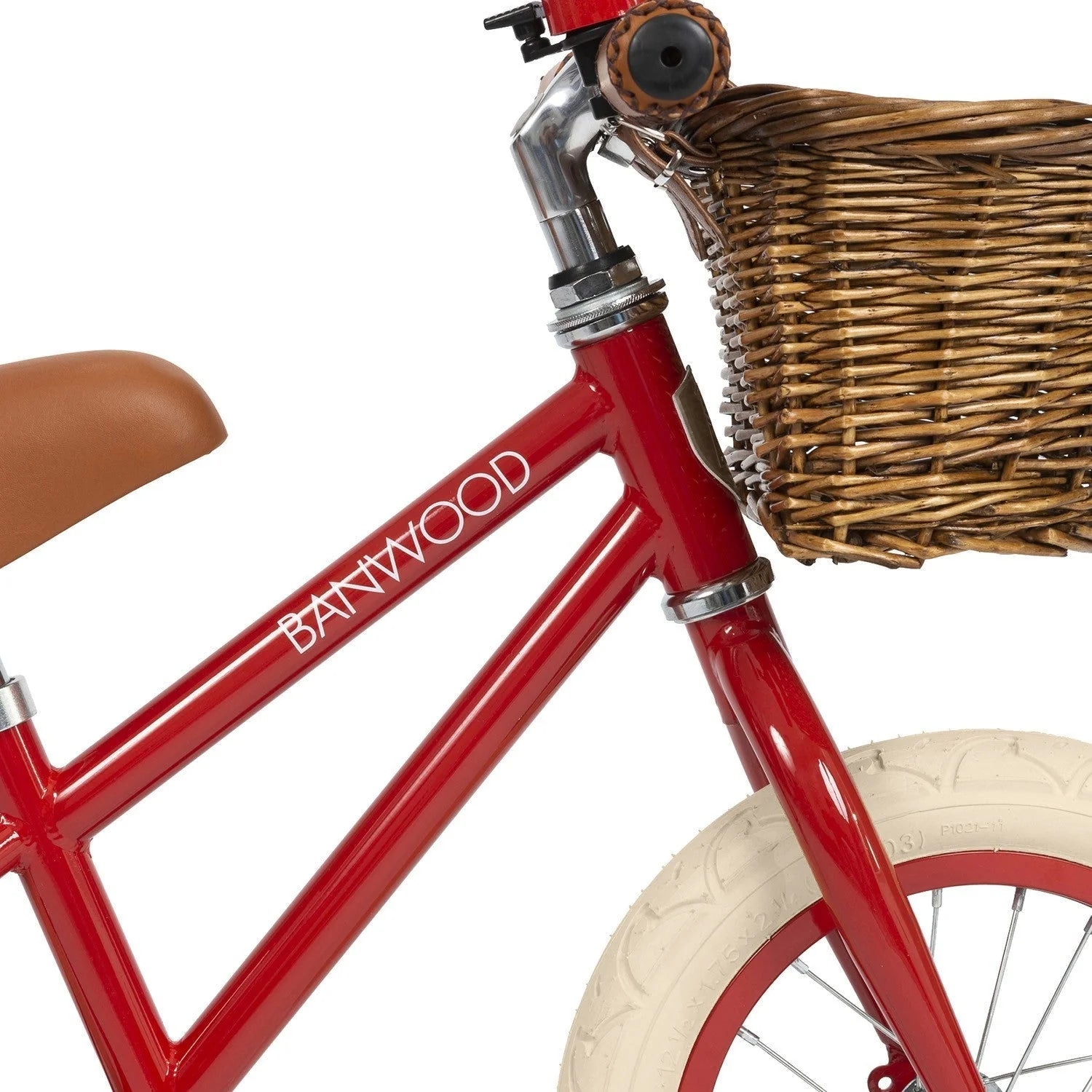 Vélo classique rouge Banwood – Draisienne en bois évolutive pour enfants de 3 à 5 ans