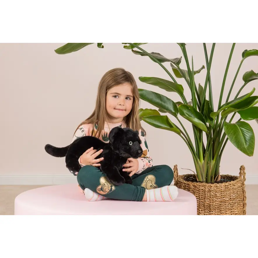 Bébé panthère couché 30 cm - peluche - peluche - Teddy Hermann Jeux d'éveil Teddy Hermann Bébé panthère couché 30 cm - peluche - peluche - Teddy Hermann myplayground