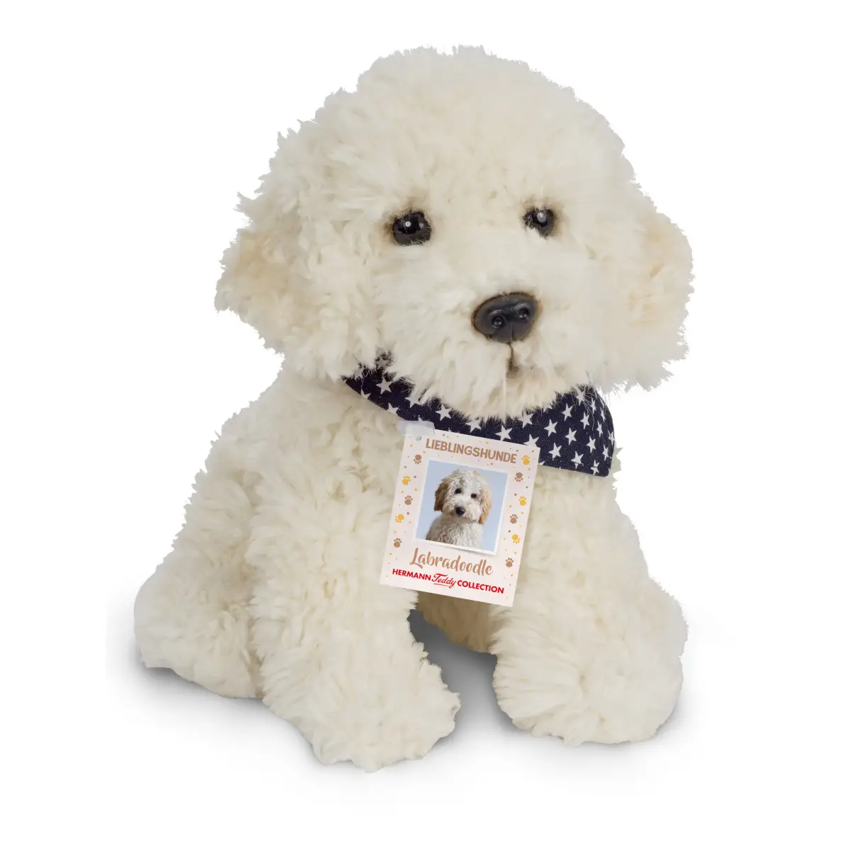 Labradoodle assis 28 cm - peluche - peluche - Teddy Hermann Jeux d'éveil Teddy Hermann Labradoodle assis 28 cm - peluche - peluche - Teddy Hermann myplayground