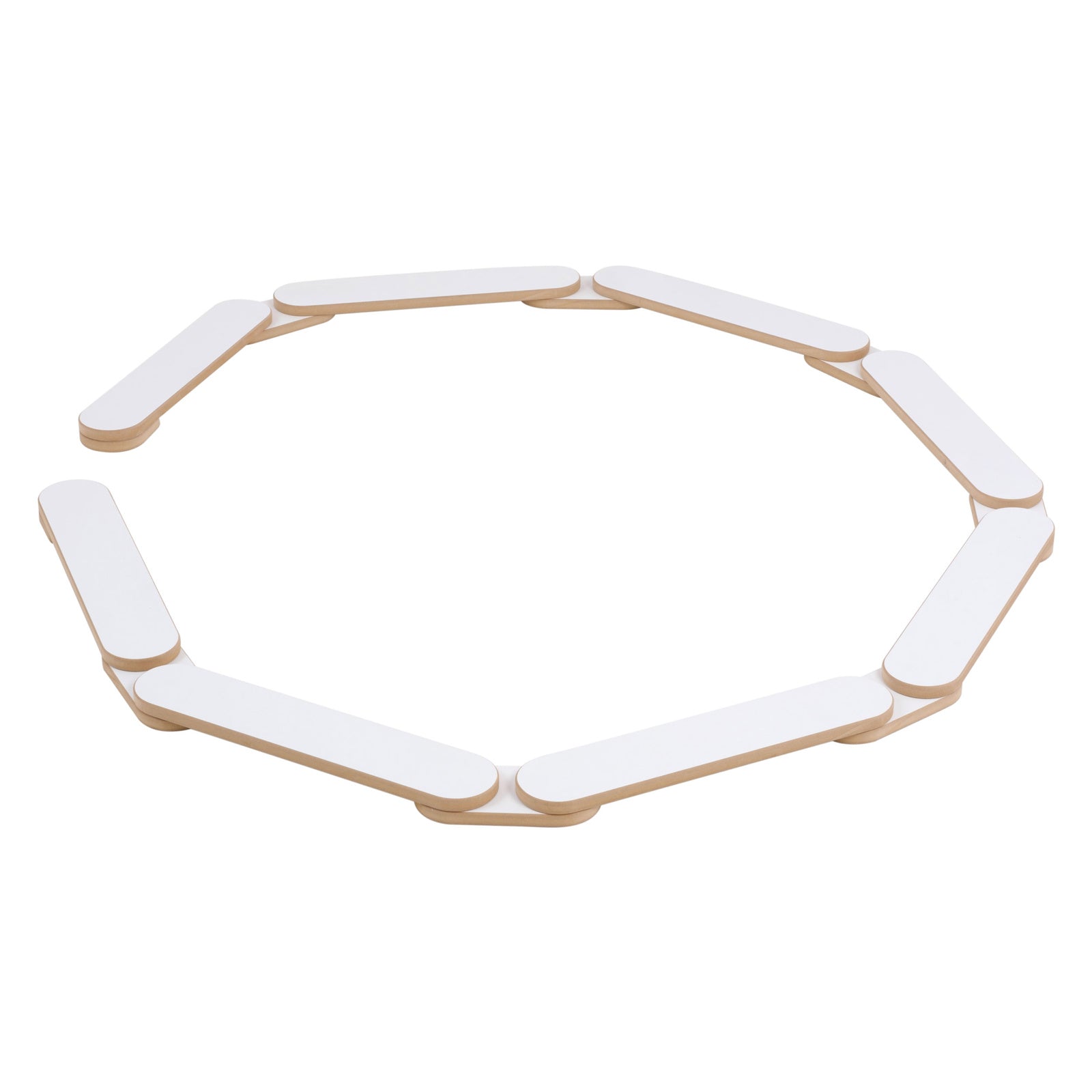 Parcours d'équilibre pour enfants - Bois blanc - PLUSH NEST Misioo Parcours d'Équilibre Enfant Blanc - Modulable - PLUSH NEST Misioo myplayground