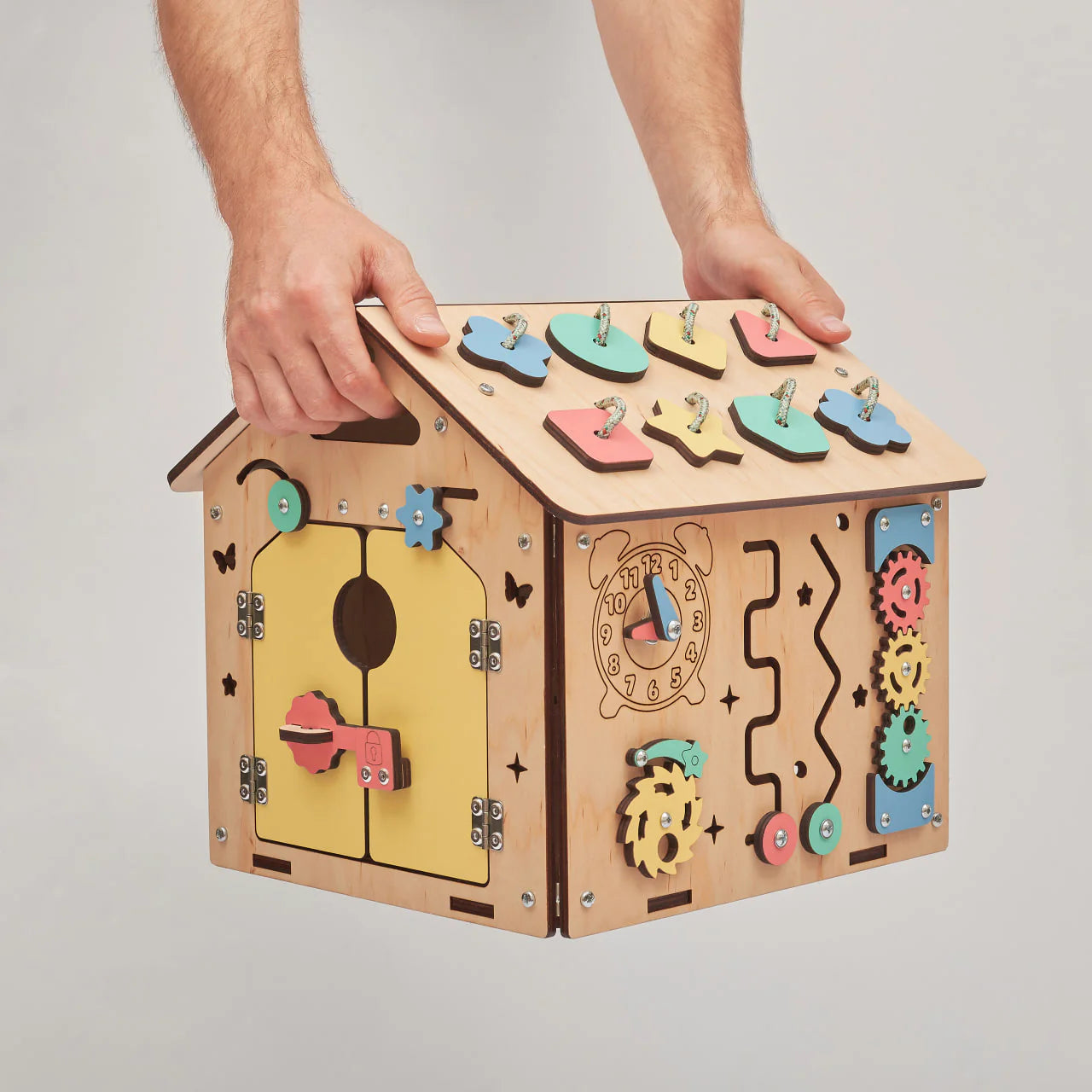 BusyKids - Busy Board Maisonnette Éducative - Bois Mini - 12 à 18 mois BusyKids BusyKids - Busy Board Maisonnette Éducative - Bois Mini - 12 à 18 mois myplayground