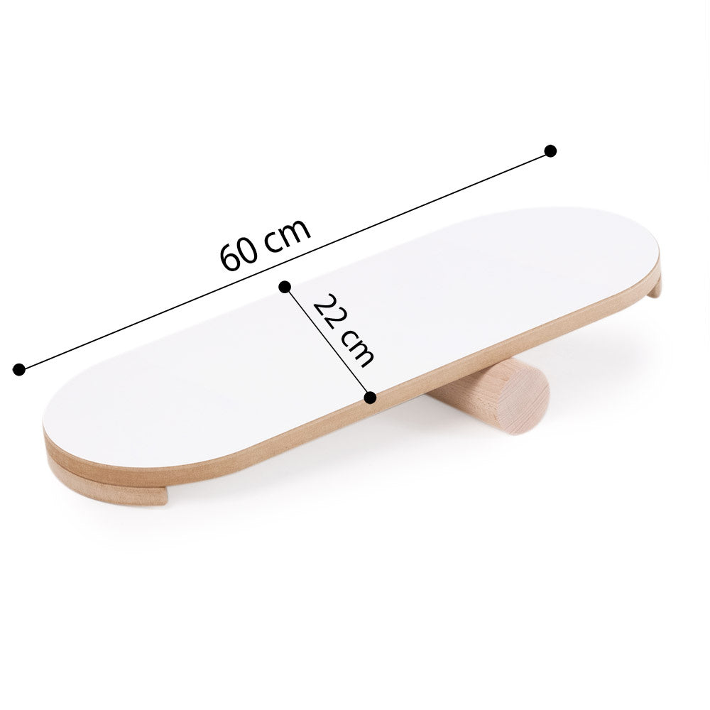 Planche d'équilibre pour enfants - Bois - PLUSH NEST Misioo Planche d'Équilibre Enfant Montessori - Bois Blanc - PLUSH NEST Misioo myplayground