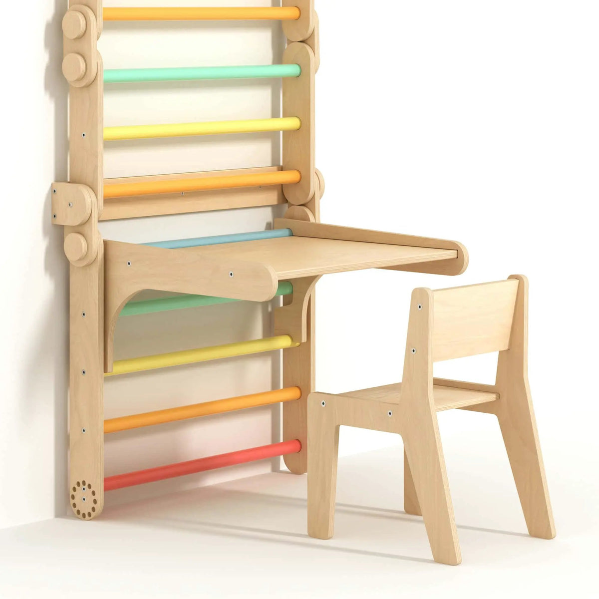 Tablette Amovible pour l'Ensemble d’Escalade - bois naturel, 18 à 24 mois - BusyKids by BusyKids