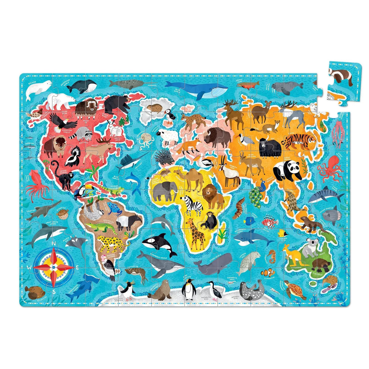 Puzzlove Puzzles Animaux du Monde - Banana Panda by Banana Panda