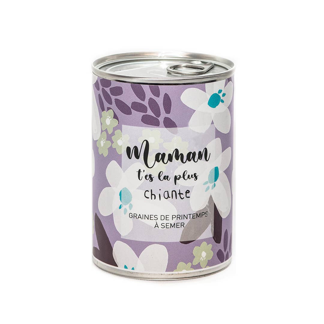 Kit à semer "Maman t'es la plus chiante" fabriqué en France - myplayground