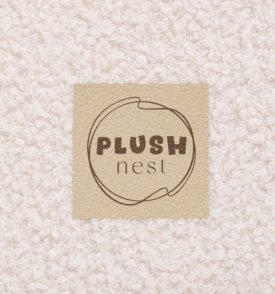 Fauteuil - agneau crème, fauteuil enfant - Plush Nest by Misioo