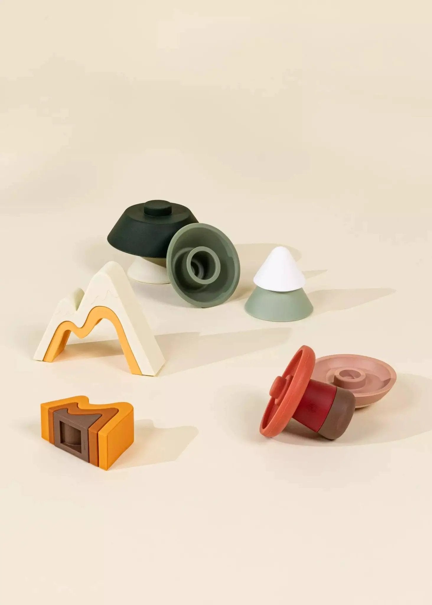 Ensemble forestier empilable en silicone - Coco Village by Coco Village