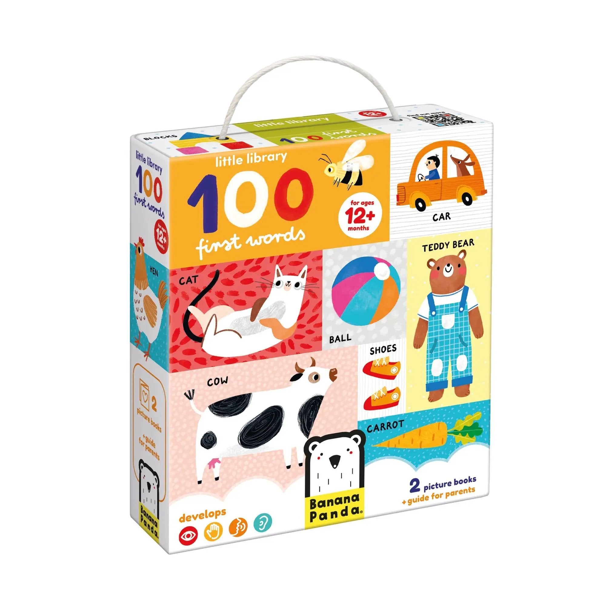 Petite Bibliothèque 100 Premiers Mots - Banana Panda by Banana Panda