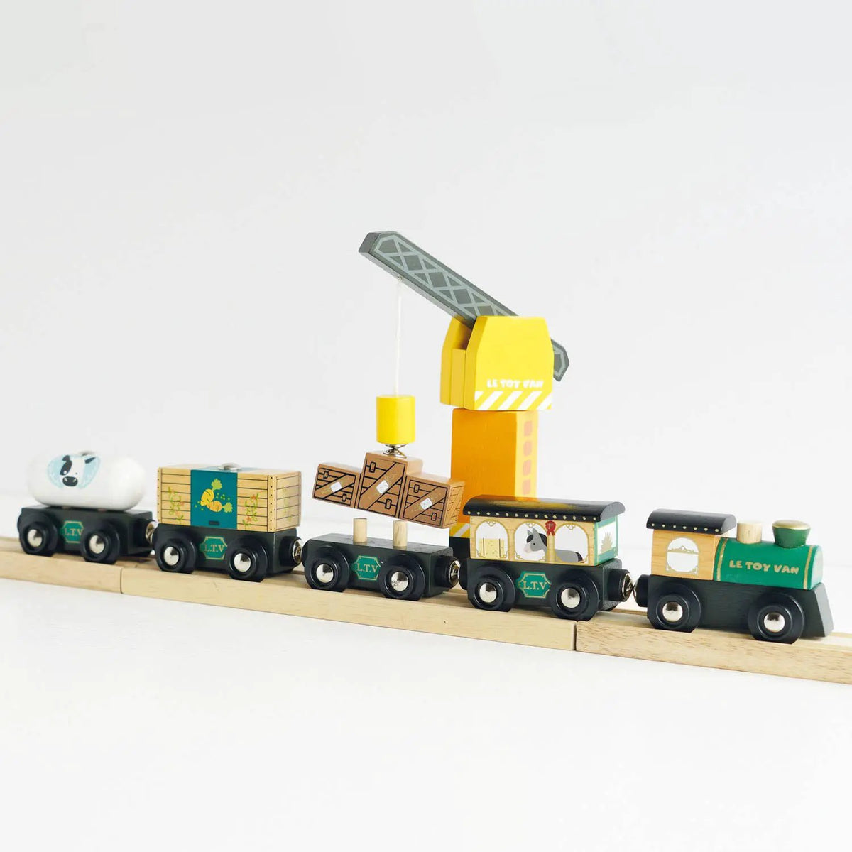 Great Green Train - Vert - Jeu éducatif enfant by Le Toy Van