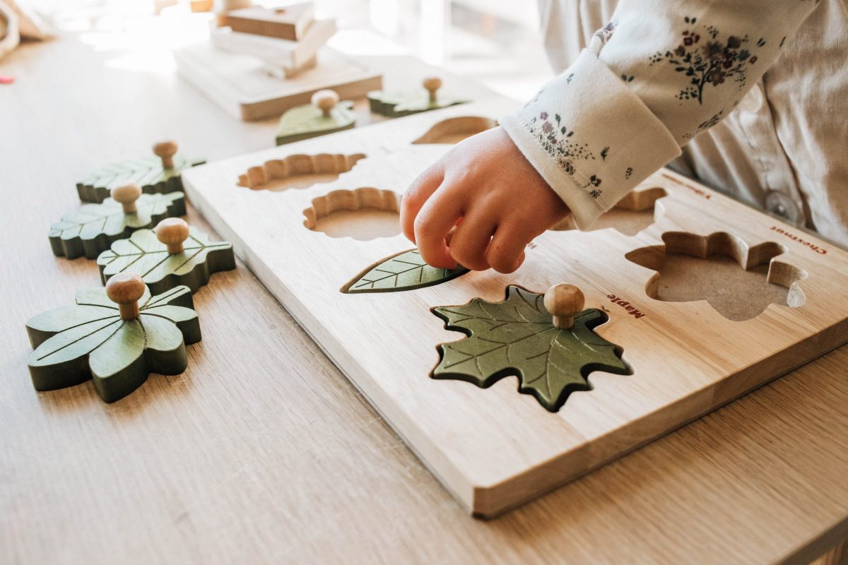 Puzzle de feuilles by Q Toys