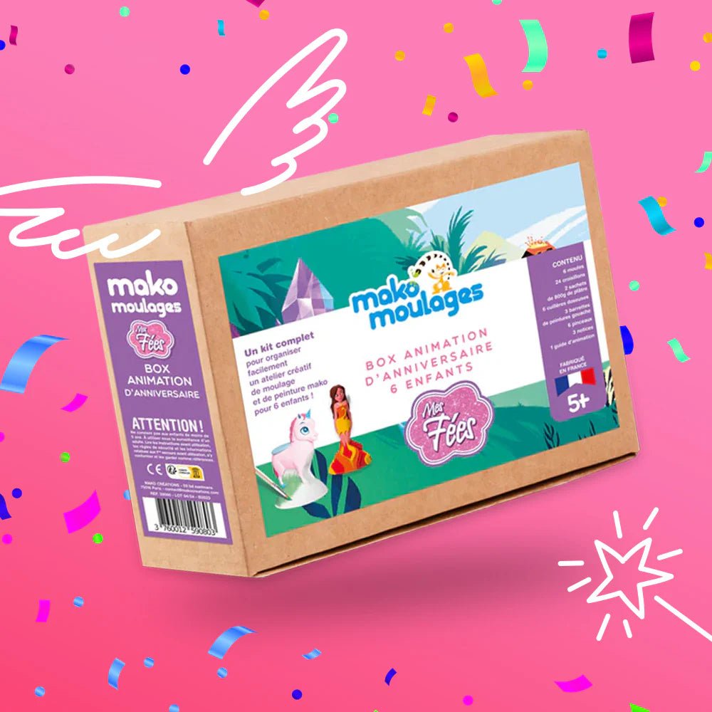 Box Animation Anniversaire - Mako Moulages Fées - Mako Créations - myplayground