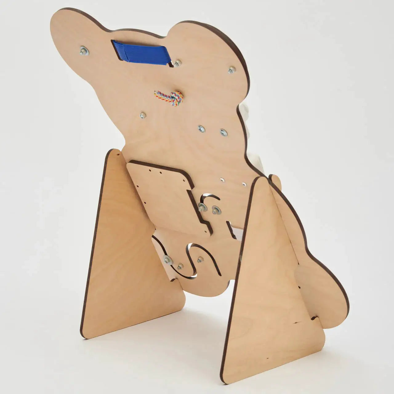 Busy Board « Ourson Curieux » - Bois Natura, 12 mois - BusyKids by BusyKids
